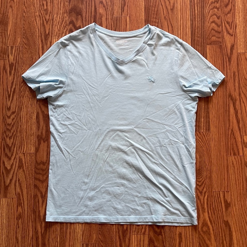 Express V-Neck T-Shirt, Men's L